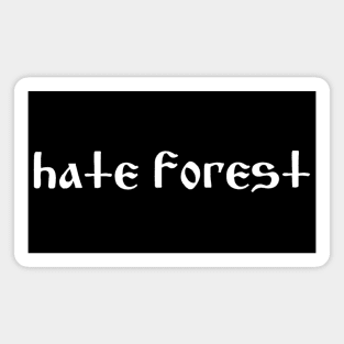 Hate Forest Logo Magnet